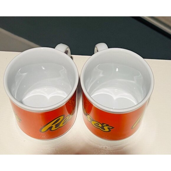 Vintage Galerie Reese’s Mugs – Set of 2 | Peanut Butter Cup Coffee Cups | 90s - Picture 8 of 8